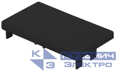 Заглушка для РКК-100х60 и 100х40 черн. Ruvinil ЗГЛ-100х60-Ч