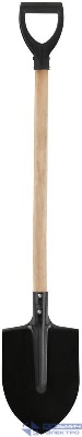 Лопата штыковая 210х280х1245мм V-ручка; деревянный черенок 77210