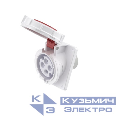 Розетка СП 32А 400В 4п 3P+E IP67 с наклоном DKC DIS4183266