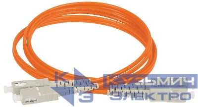 Патч-корд оптический коммутационный соединительный для многомодового кабеля (MM); 50/125 (OM2); SC/UPC-SC/UPC (Duplex) (дл.70м) ITK FPC50-SCU-SCU-C2L-70M