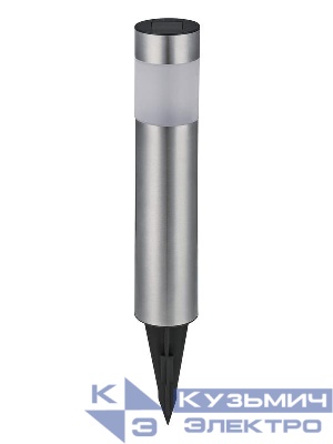 Светильник садовый 39см столб хром КОСМОС KOC_SOL264