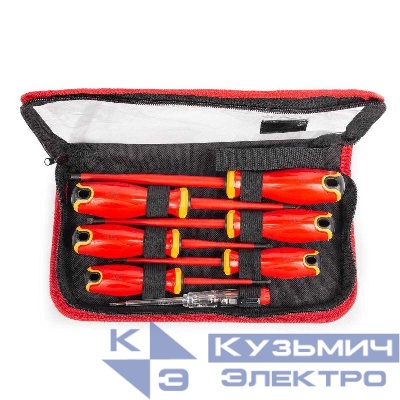 Набор диэлектрических отверток НИО-2207 СЛИМ КВТ 88933