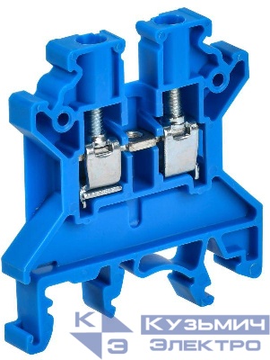 Колодка клеммная CTS ARMAFIX 4кв.мм син. IEK YCT10-00-K07-004