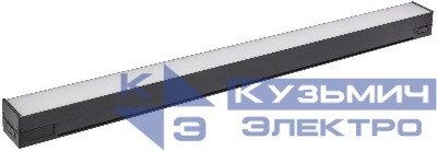 Светильник светодиодный 1020 PRO 60Вт 4000К 1500мм линейный опал черн. IEK LTP-DCK-0-1020-060-40-K02