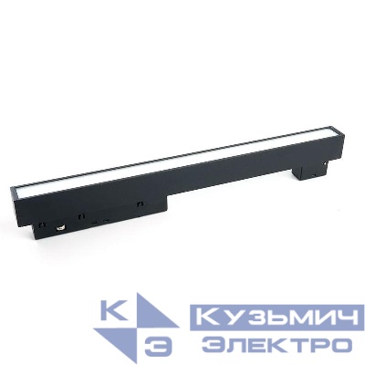 Светильник светодиодный трековый MGN302 MattLine 12Вт 4000К 960лм 110град. низковольтный черн. FERON 41938