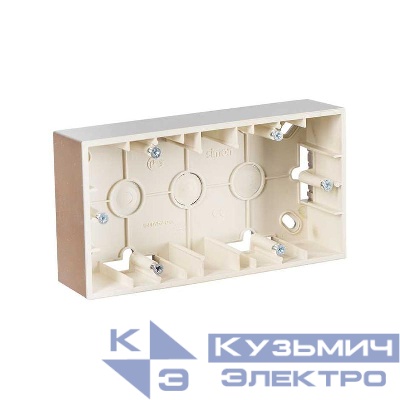 Коробка установочная ОП 2-м Simon15 шампань 1590752-034