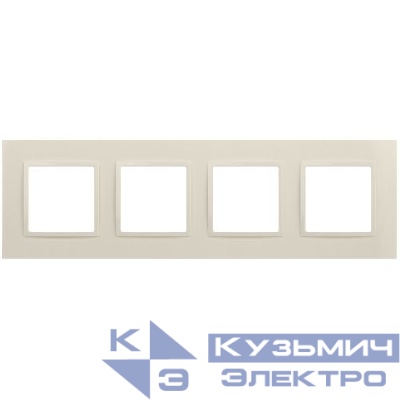 Рамка 4-м Elegance 14-5014-02 Classic слон. кость Эра Б0060587