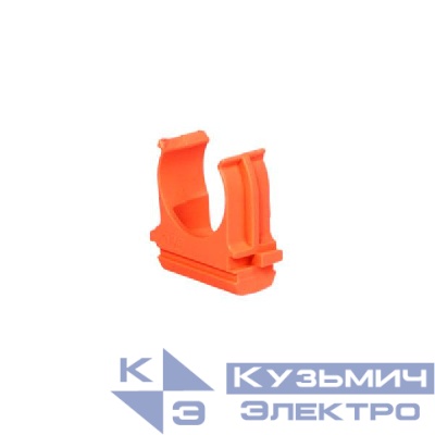 Держатель для труб (клипса) d20мм оранж. Урал Пак АТ-40120-010