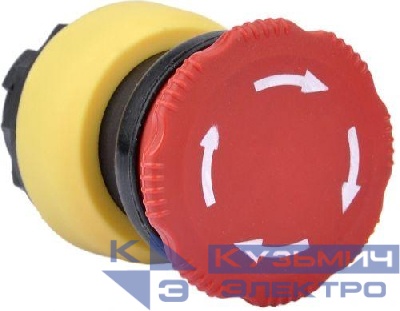 Насадка взрывозащищенная поворотная грибовидная аварийного останова. Ф40мм DKC 2361.0602.611.00
