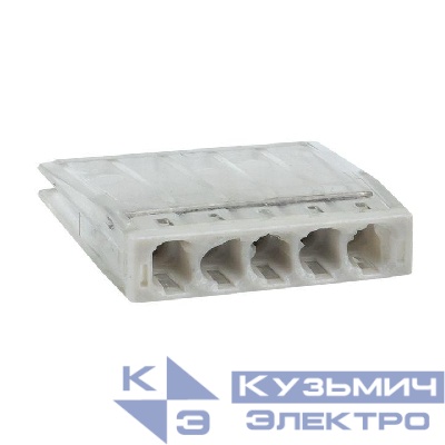 Клемма строительно-монтажная СМК 2273-245 5-проводная 0.5-2.5кв.мм с пастой (уп.100шт) PROxima EKF plc-smk-2273-245