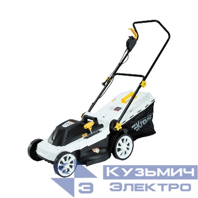 Газонокосилка электрическая KR-2000 2000Вт Ш=42см 6 уровней 45л Kranz KR-16-1241