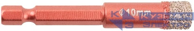 Коронка алмазная универсальная Special шестигранный хвостовик 1/4дюйм 10х10х67мм Cutop 70-851