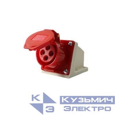 Розетка стационарная ОП PPC 114 16А 4п 3Р+РЕ 380В IP44 Pro JazzWay 5072657