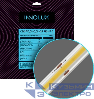 Лента светодиодная 97 412 СДЛ-COBWW528-15-CRI90-IP67-24V (уп.5м) INNOLUX 97412