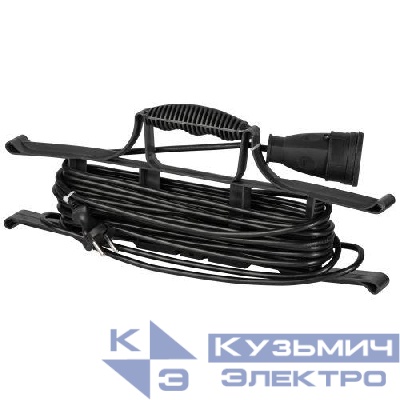 Удлинитель-шнур на рамке 1х10м без заземл. ПВС 2х1 GREEN LINE FR-10-10m Эра Б0065145