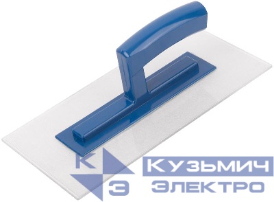 Гладилка пластиковая 280х140х3мм прозр. FIT 05126