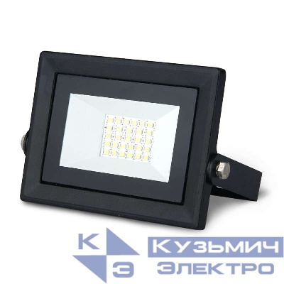 Прожектор светодиодный Elementary Led Qplus 20Вт IP65 6500К черн. Gauss 613511320