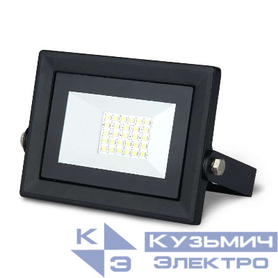 Прожектор светодиодный Elementary Led Qplus 20Вт IP65 6500К черн. Gauss 613511320