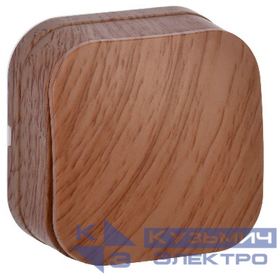 Выключатель 1-кл. ОП GLORY 10А ВС20-1-0-ХД дуб IEK EVH10-K24-10