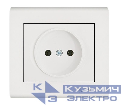Розетка Manolya без заземл. бел. Makel 41001022