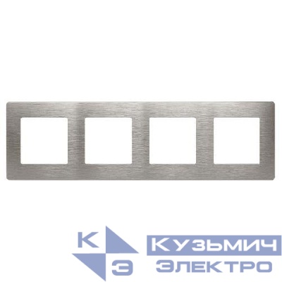 Рамка 4-м Эра12 12-5104-16 сатин титан Эра Б0065751