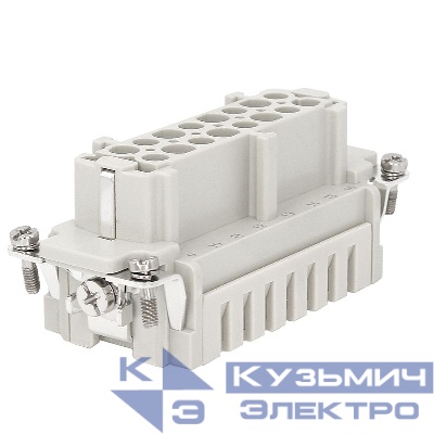 Розетка OptiLink HDC-HE-16-16-FS-(0.14-2.5) 500В КЭАЗ 352261