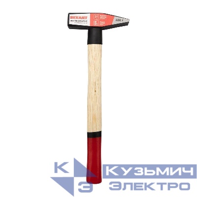 Молоток слесарный 400г деревянная рукоятка Rexant 12-8104