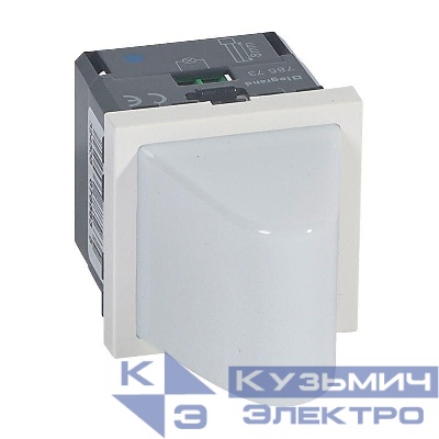 Табло световое мал. син. светодиод 230В Mosaic Leg 078573