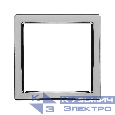 Вставка декоративная 1-м 2мод. Avanti для рамок из натуральн. материалов хром DKC 4404822D