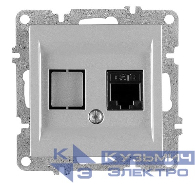 Розетка компьютерная LAVIN/KAREN RJ45 кат.6 механизм сер. ARVIA 50 03 2000 247