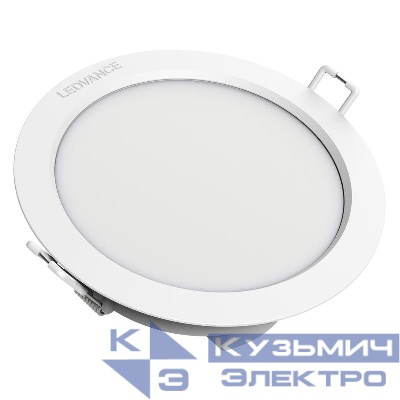 Светильник светодиодный Eco Class Downlight DL 840 WT 8Вт 4000К IP44 760лм ДВО даунлайт кругл. встраив. ультратонкий LEDVANCE 4058075644199