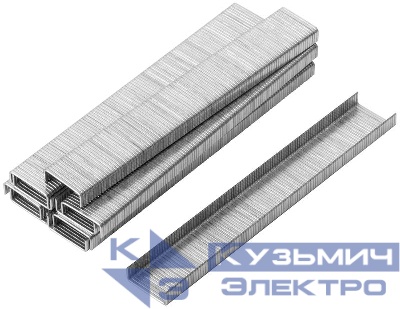 Скоба для степлера закален. прямоугол. 11.3х0.7мм 4мм тип 53 узкая (уп.1000шт) FIT 31304