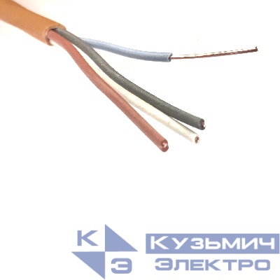 Кабель сигнальный ТЕХНОКАБЕЛЬ, КПСнг(А)-FRLS, 2*2*0.75мм2 (1.0мм) 200м, оранжевый АКЦИЯ