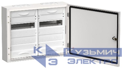 Корпус ЩРн-48 (2х24) TITAN 5 460х570х140 IP54 одна дверь метал. бел. IEK TI5-50-N-2X024-54