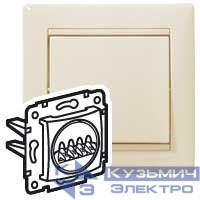 Розетка СП Valena для динамиков механизм сл. кость (DIY-упак.) IEK 695621