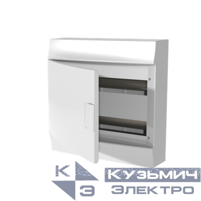 Бокс настенный MISTRAL41W / 36M N+PE (2ряда) непрозрачная дверь 1SLM004102A3106