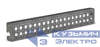 Рейка монтажная перфорированная широкая Д300 AleSta (уп.2шт) EKF AleSta-ARW300