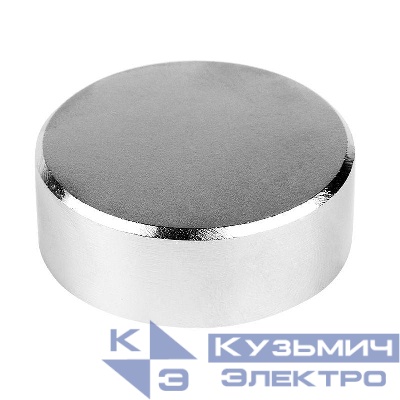 Магнит неодимовый диск 40х15мм сцепление 58кг Rexant 72-3007