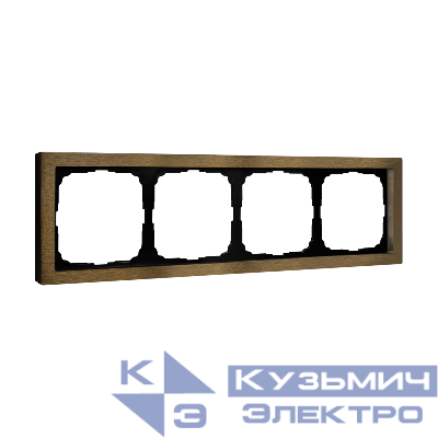 Рамка 4-м ArtGallery Pure метал. латунь SE GAL312204