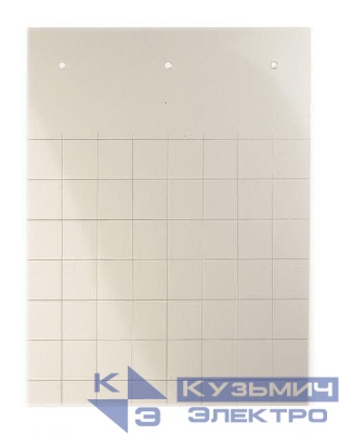 Табличка полужесткая установка в держатель для маркировки мод. оборудования ПВХ-0.5 серебр. (уп.360шт) DKC TAS1715M