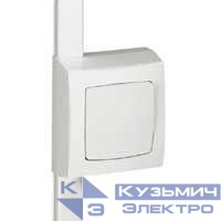 Рамка 1-м Oteo на мини плинтус 32х20 бел. Leg 031409