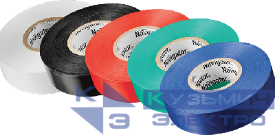 Изолента 61 313 NIT-B15-10/S 5 цветов Navigator 61313