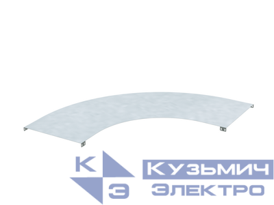 Крышка для угла 90град. осн.400 R660 гор. оцинк. DKC UKD604HDZ