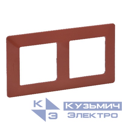 Рамка 2-м Valena Life универсальная терракота Leg 754072