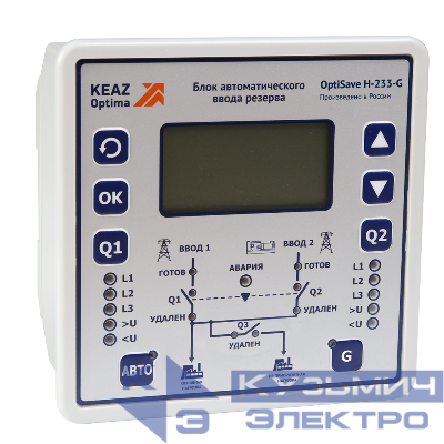 Блок автоматического ввода резерва OptiSave H-233-G-У3 КЭАЗ 285581