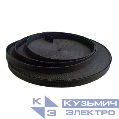 Монтажная лента текстильная 50 м цвет: черный