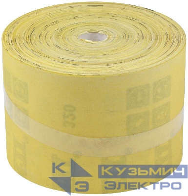 Рулон шлифовальный на бумажной основе алюм./оксидный абразивный слой 115ммх50м Р 320 FIT 38060