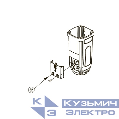 Запчасть №52 для Hybest GSR40A. Крепежный винт