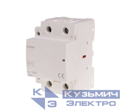 Контактор модульный ST100-20 2НО 6.4Вт 3мод. монтаж на DIN-рейку F&F EA13.001.016