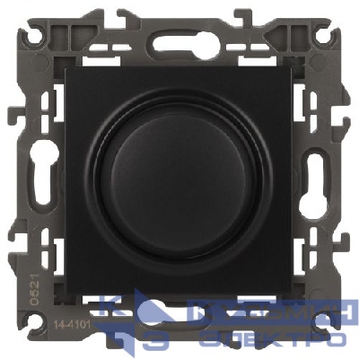 Светорегулятор поворотно-нажимной 400ВА 230В 14-4101-05 Elegance антрацит ЭРА Б0034344